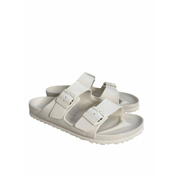 Birkenstock Arizona Sandals Womens Size 9.5US Eggshell Waterproof Arch Support - Picture 1 of 8